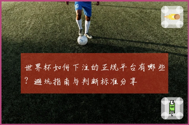 世界杯如何下注的正规平台有哪些？避坑指南与判断标准分享