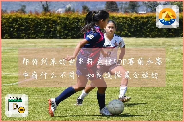 即将到来的世界杯竞猜app赛前和赛中有什么不同,如何选择最合适的平台?