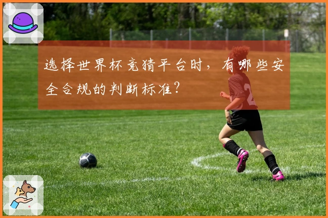 选择世界杯竞猜平台时，有哪些安全合规的判断标准？